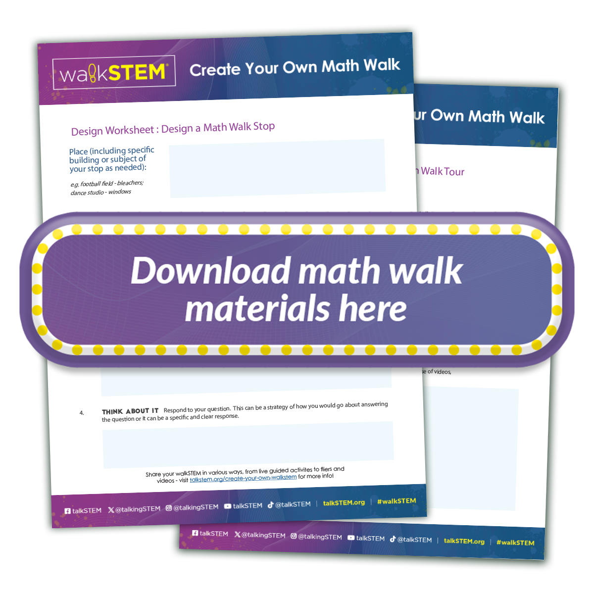 Download math walk materials 