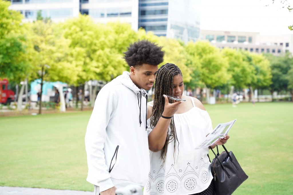 couple in park